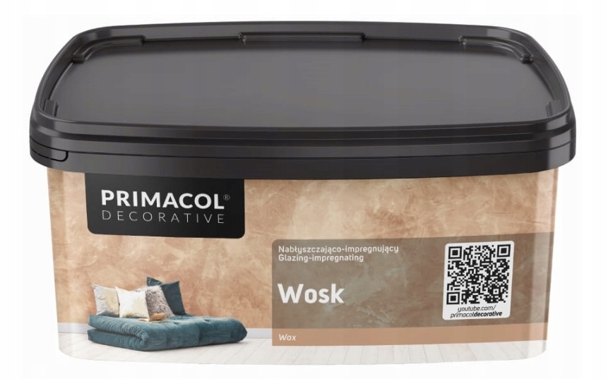 Primacol Wosk Nabłyszczająco Impregnujący Do Tynków Dekoracyjnych 0.8KG