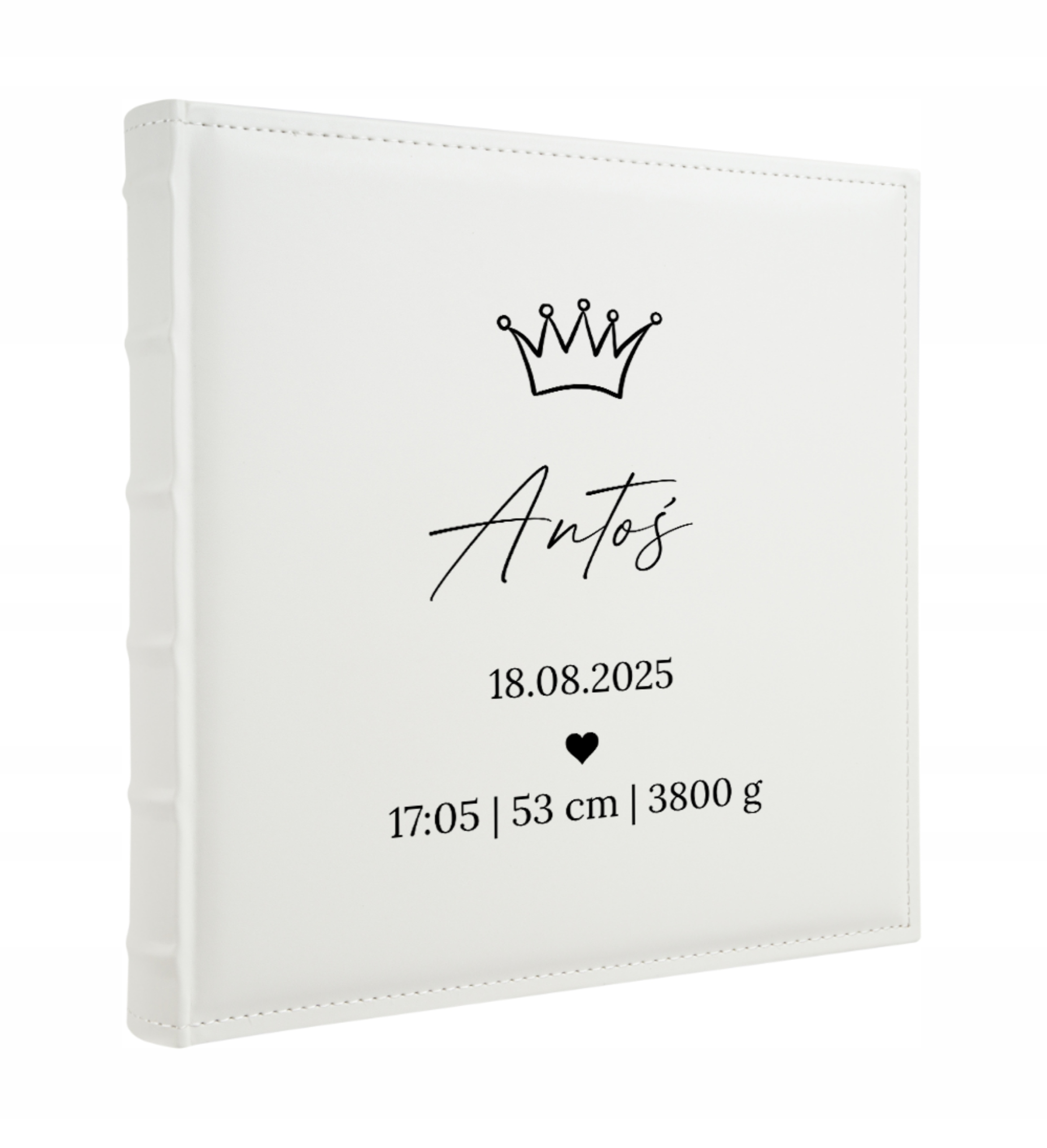 Dětské album Metrička na fotografie zasouvací 500 fotografií,10x15 Personalizace
