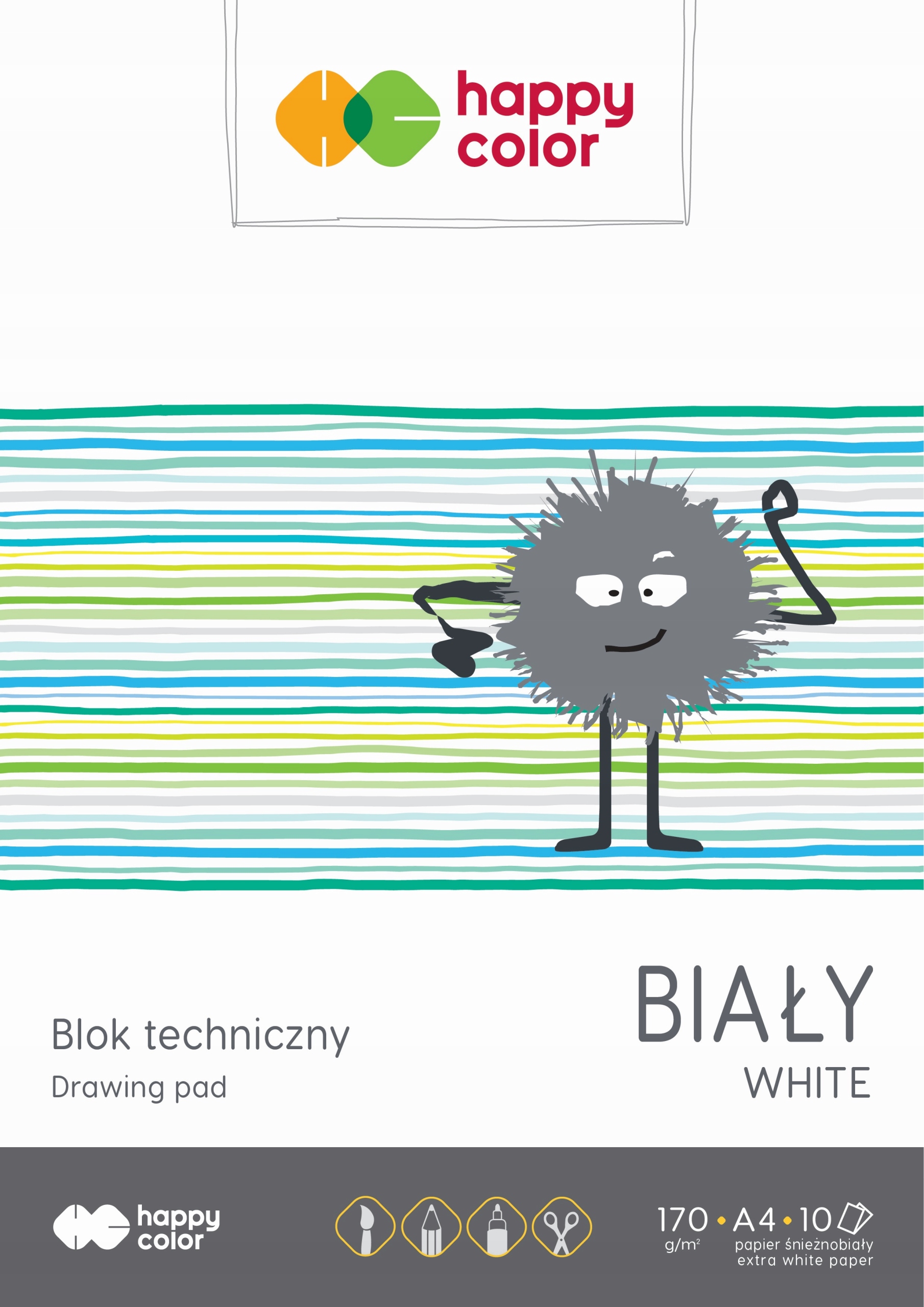

Blok Techniczny Bialy A4 Happy Color