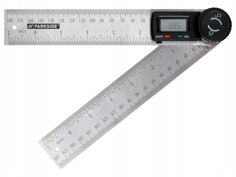 Kątomierz elektroniczny cyfrowy 0-360° PARKSIDE