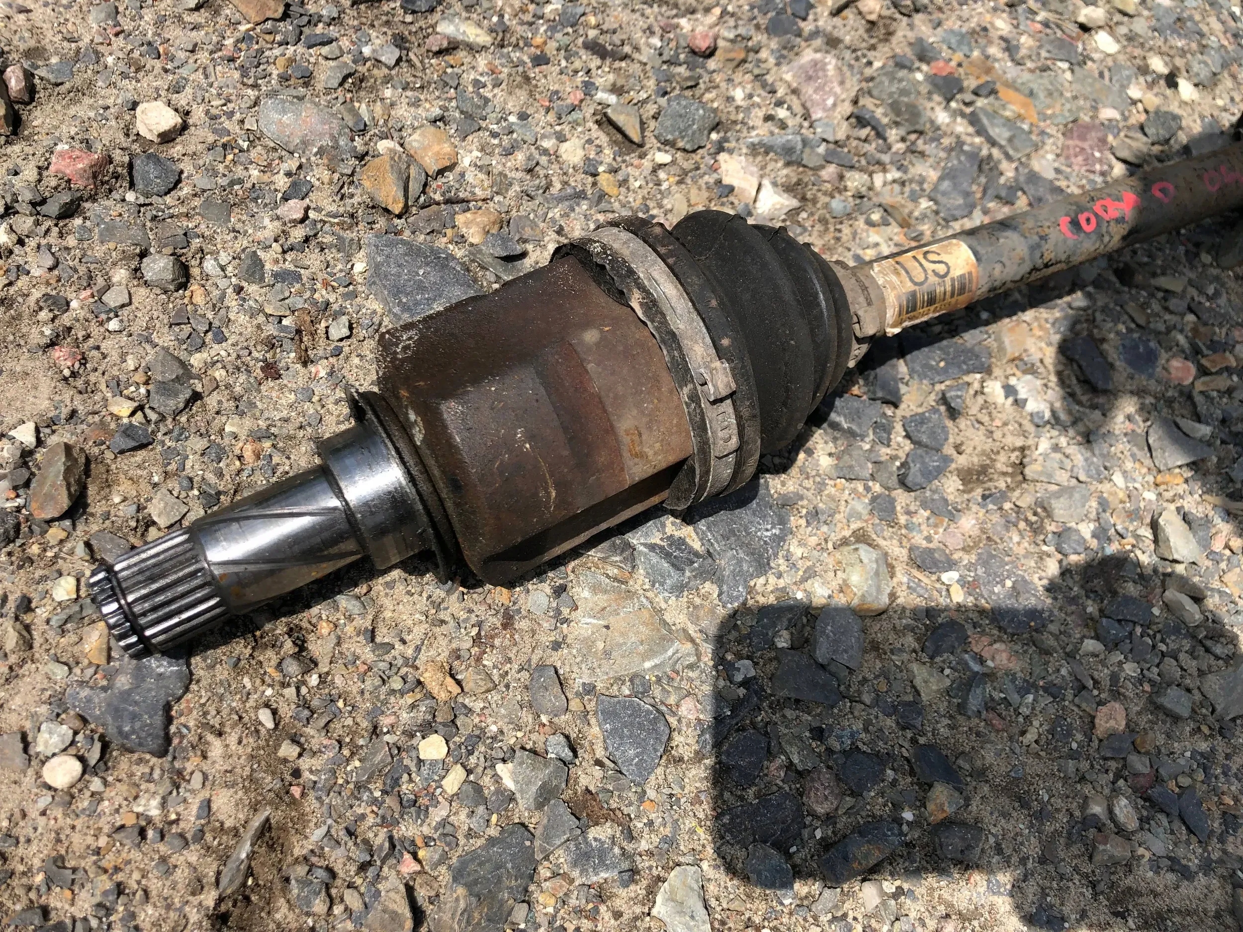 semi-axis left OPEL CORSA D