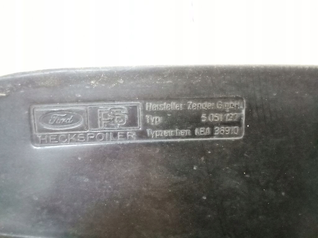 Ford Escort MK6 spoiler RS ZENDER 5051127