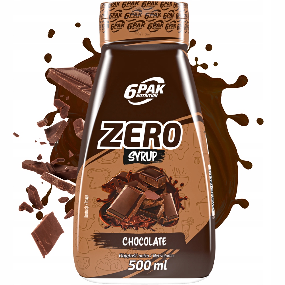 SOS CZEKOLADA 0 KCAL 500ML ZERO KALORII SYROP FIT
