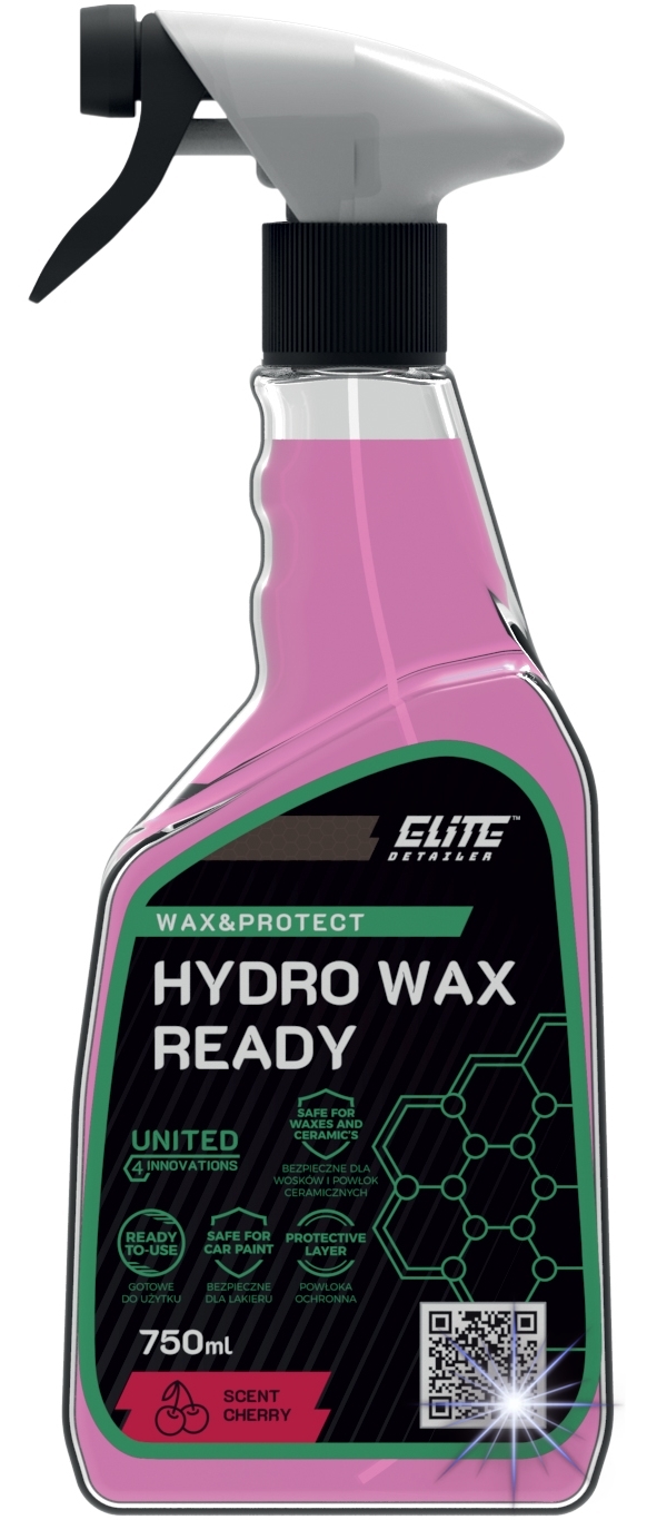 Elite Detailer Płynny Wosk Syntetyczny Nabłyszcza Wydob Głębię Wiśnia 750ml