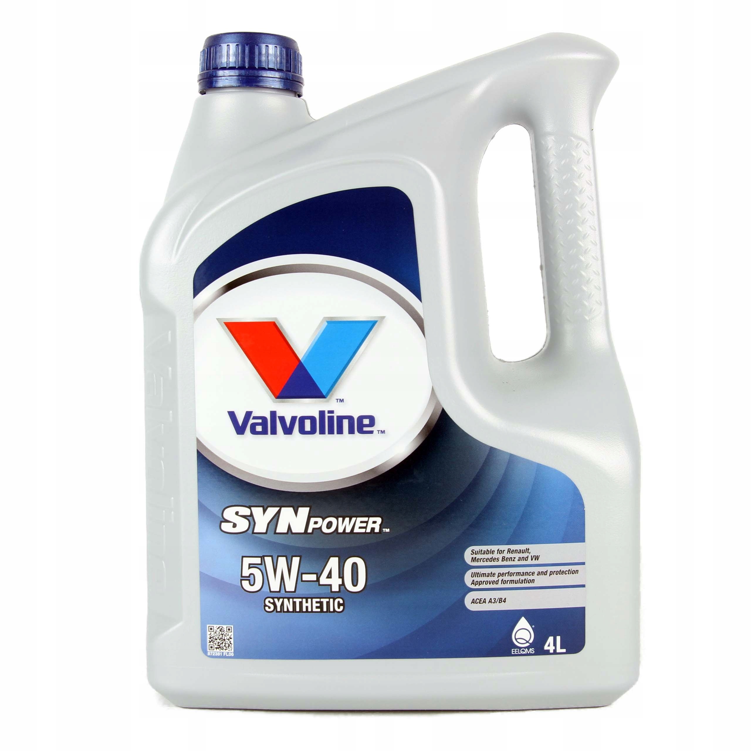 

Olej Valvoline 5W-40 Synpower 4L