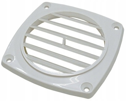 

Kratka wentylacyjna Pcv 90x90 mm biała jacht wiatr