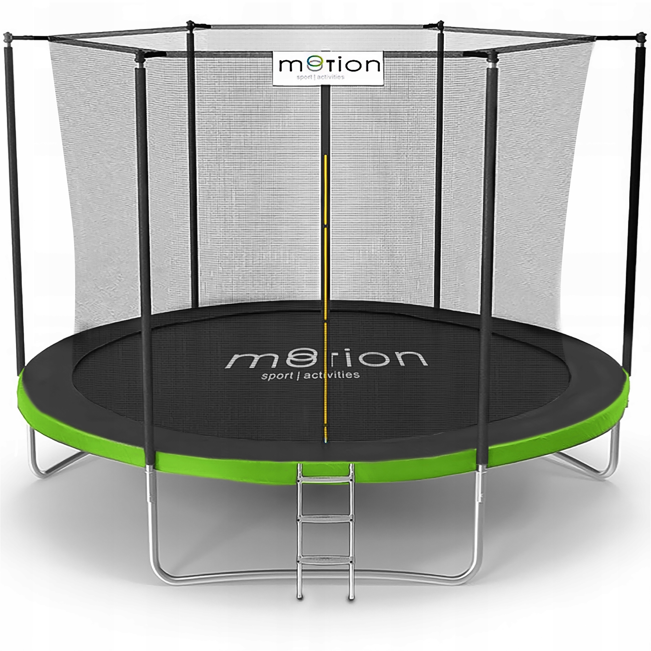 Trampolina ogrodowa Motion drabinka 244cm FT8 2,44 na dwór do zabawy dzieci
