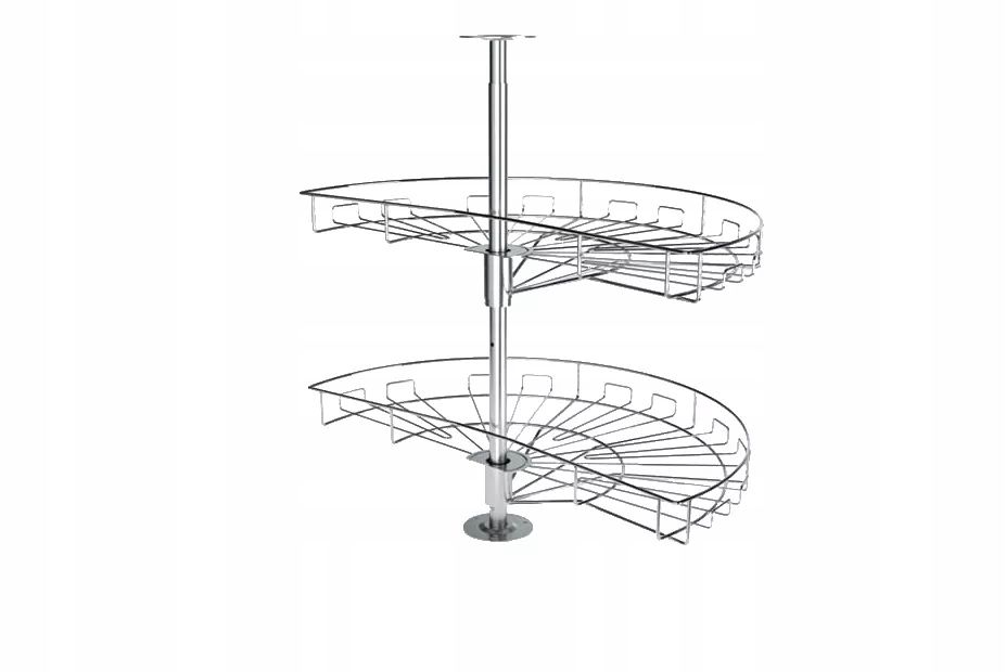 

Kosz półka obrotowa fi 750 mm Nomet 1/2 srebrny