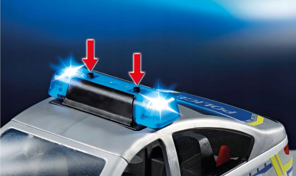 PLAYMOBIL RADIOWÓZ POLICYJNY Z MODUŁEM AUTO POLICJA 71729 + KATALOG 2025 Marka Playmobil