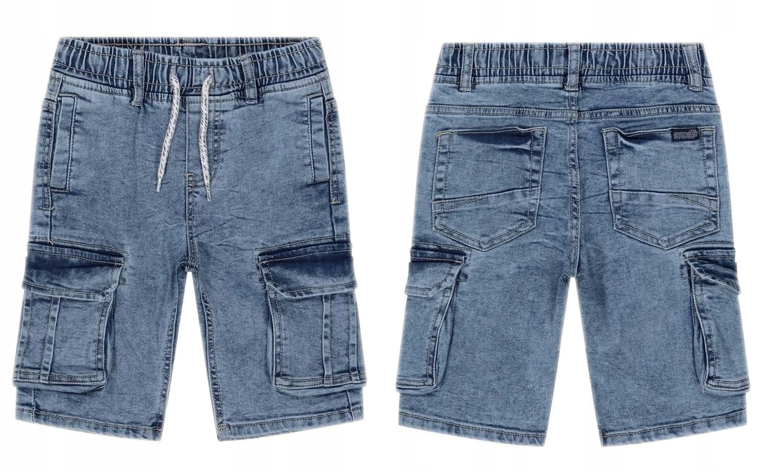 

Spodenki Chłopięce Jeansowe Rybaczki Na Gumce 128