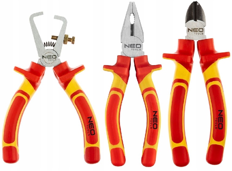 Neo Sada Kleští Pro Elektrikáře 1000V Stahovák
