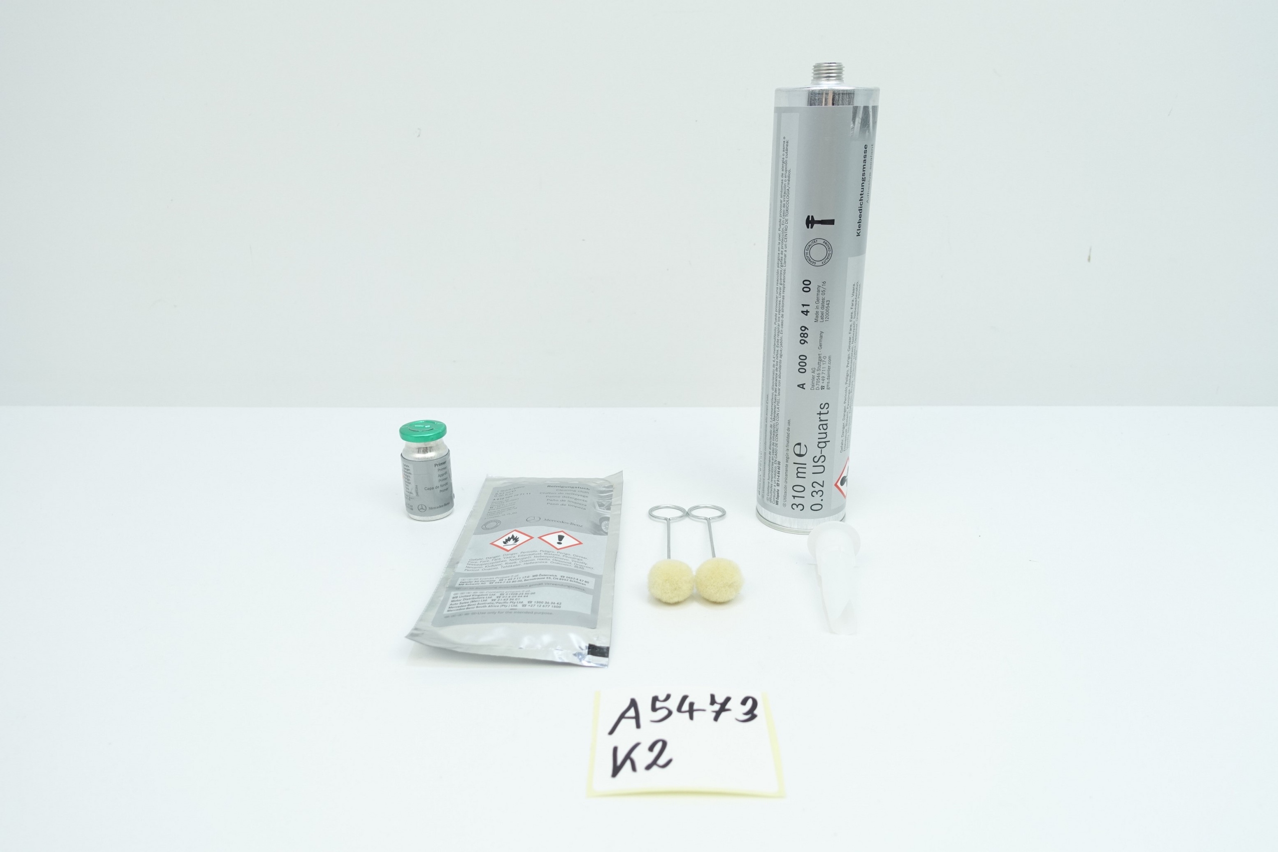 ORYGINALNY KLEJ JEDNOSKLADNIKOWY DO SZYB MERCEDES