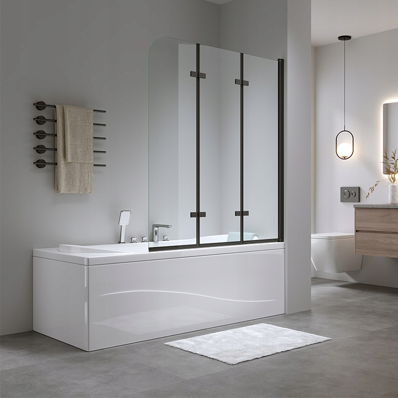 PARAWAN NAWANNOWY PR05 CZARNY 120x140 CM 6 MM Kod producenta PR05 120X140 CZARNY