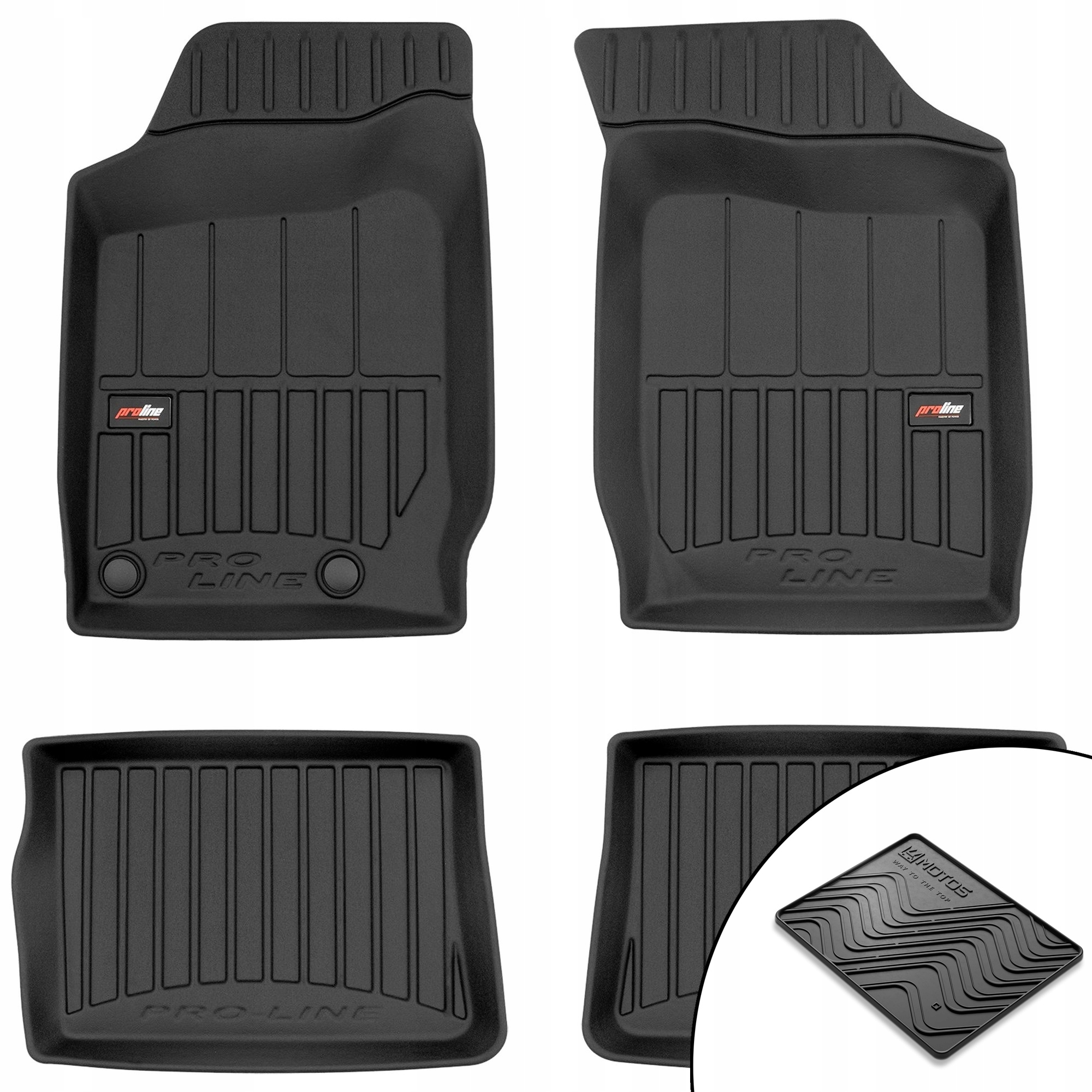 3D gumové koberce Renault Thalia I 1999-2008 podložka bonus