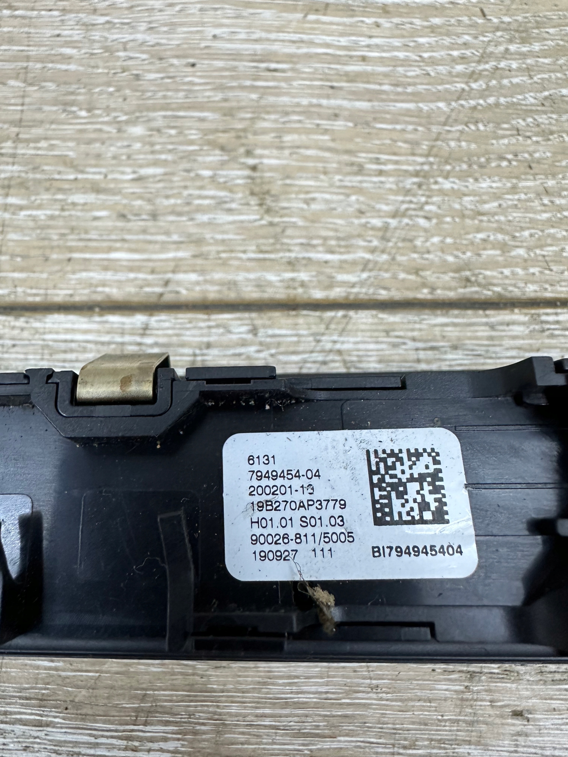 Panel controls BMW 7949454 2019