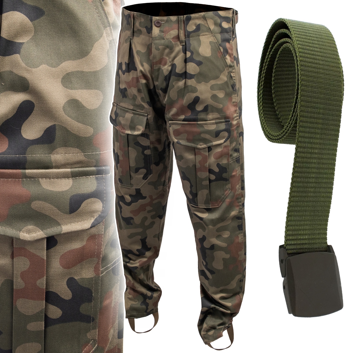 

Spodnie Wojskowe Wz.93 Pl Camo US18 Grom S Pas