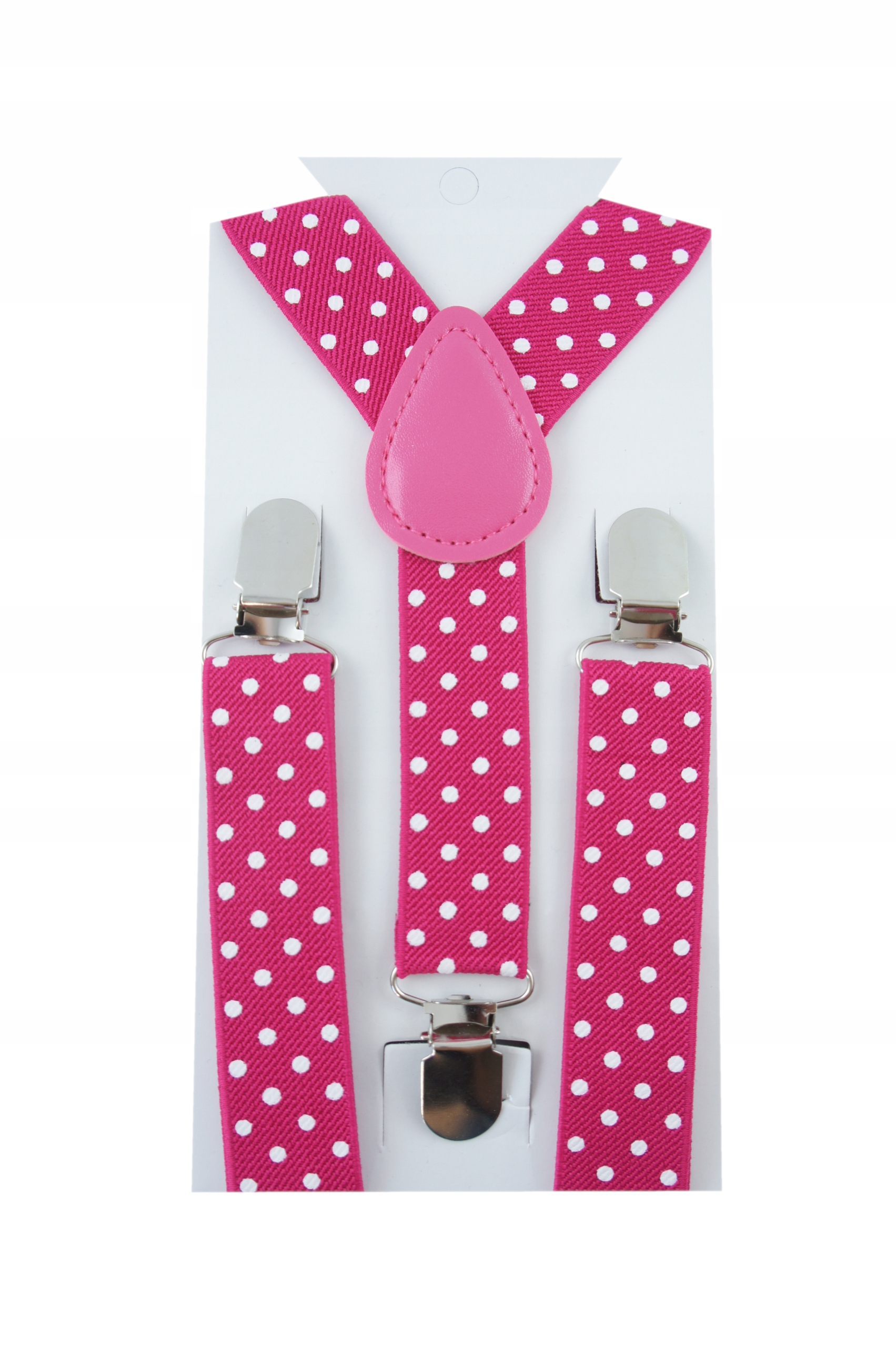 RÓŻOWE szelki dziecięce W KROPKI r.uniwer 1-8lat