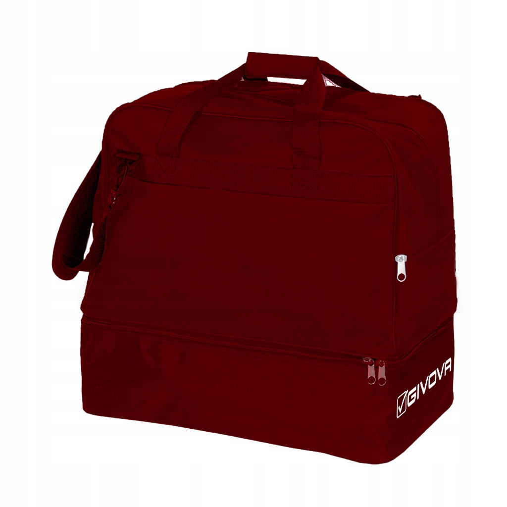 Givova torba treningowa z kieszenie na obuwie New Revolution czerwona