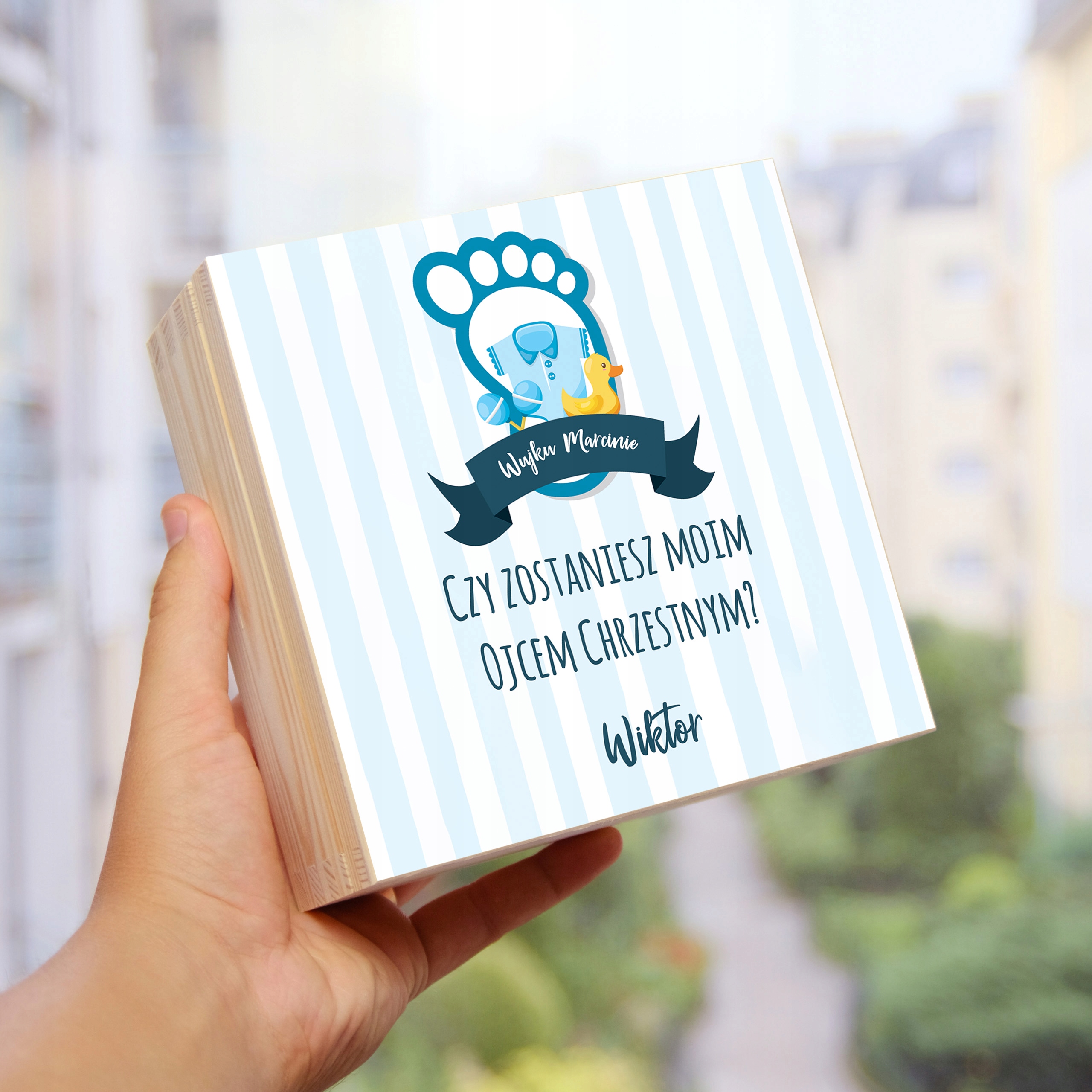 Prośba O Bycie Chrzestną - pudełko Stan opakowania oryginalne