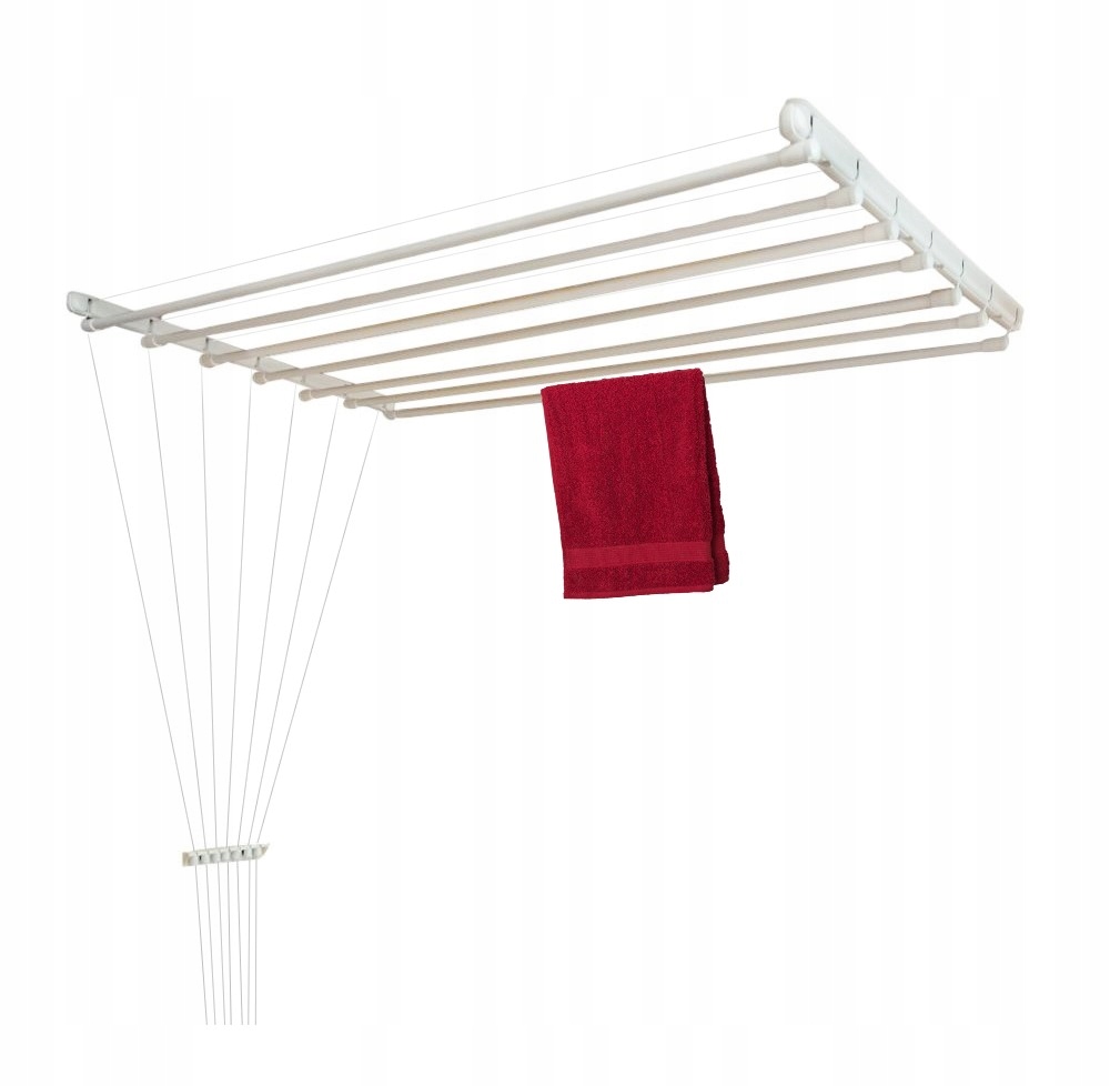 

Suszarka Sufitowa Łazienkowa Stal 7 Prętów- 200 cm