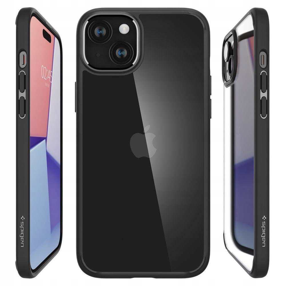 Spigen Ultra Hybrid Pouzdro Pro Iphone 15 Matná Černá