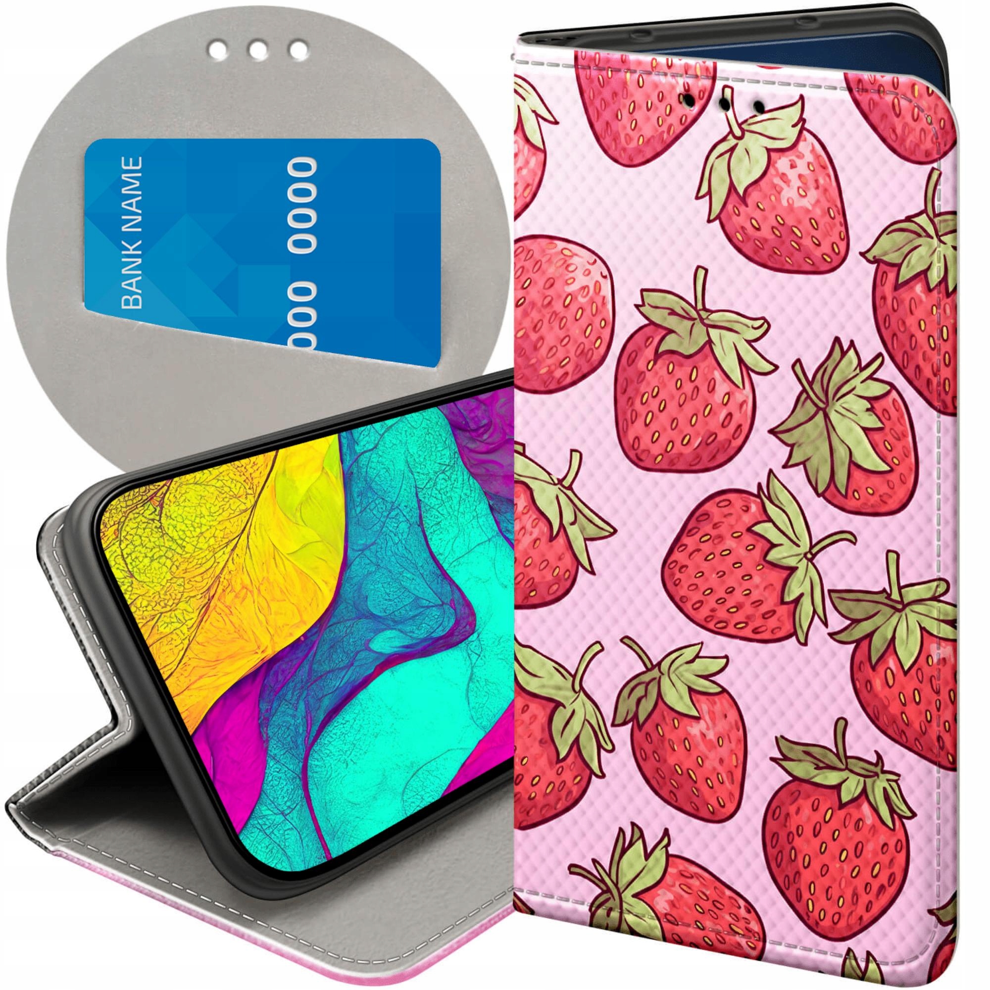 Etui Do Xiaomi Redmi Note 12 Pro Plus Truskawki Poziomki Owoce Case