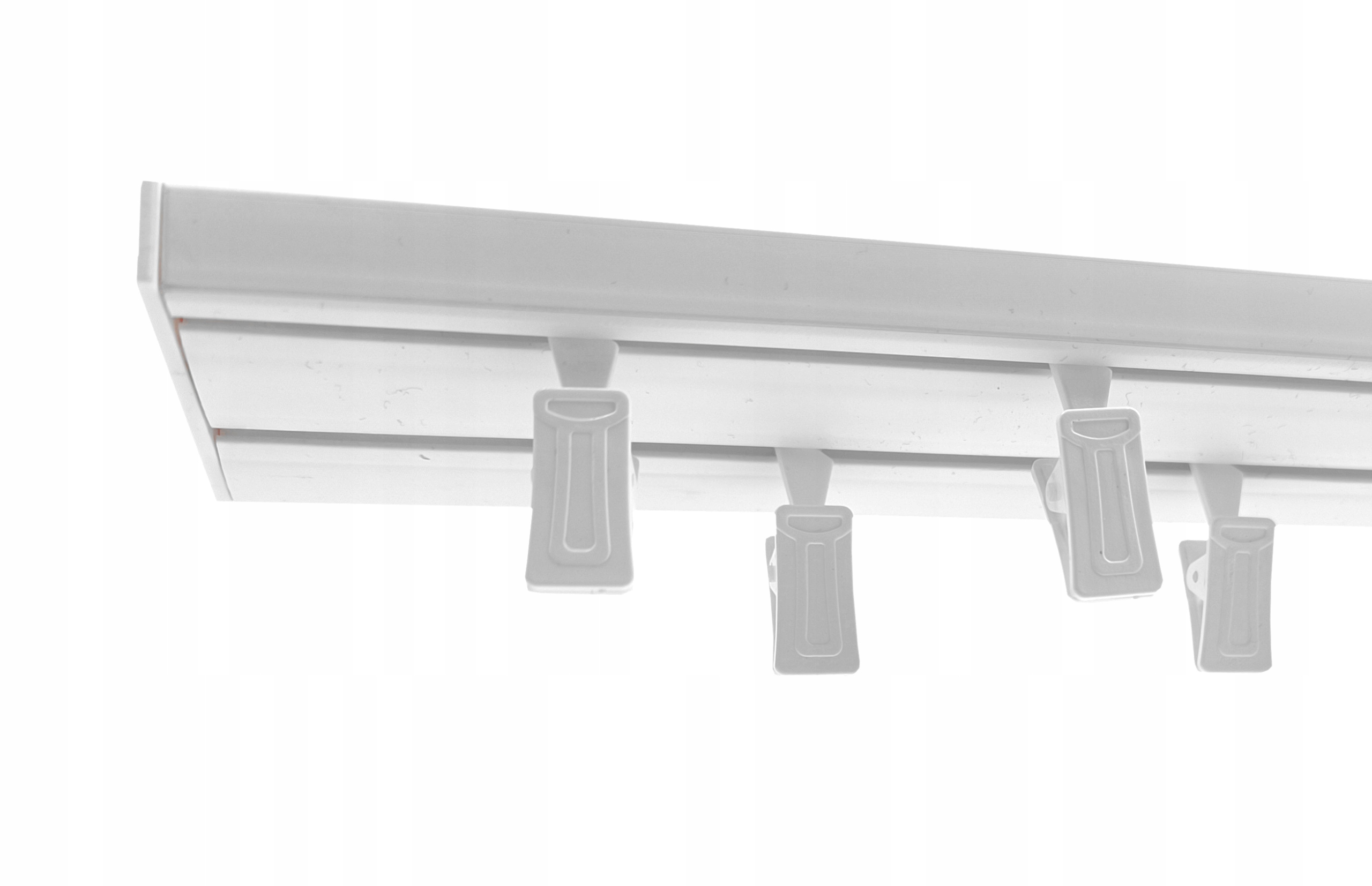 

Karnisz Szyna Pcv dwutorowa z żabkami 300cm