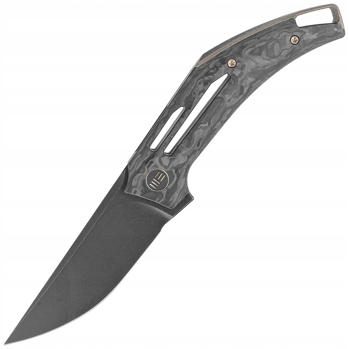 Nůž We Knife Speedliner Shredded Carbon Fiber, Black Stonewashed C