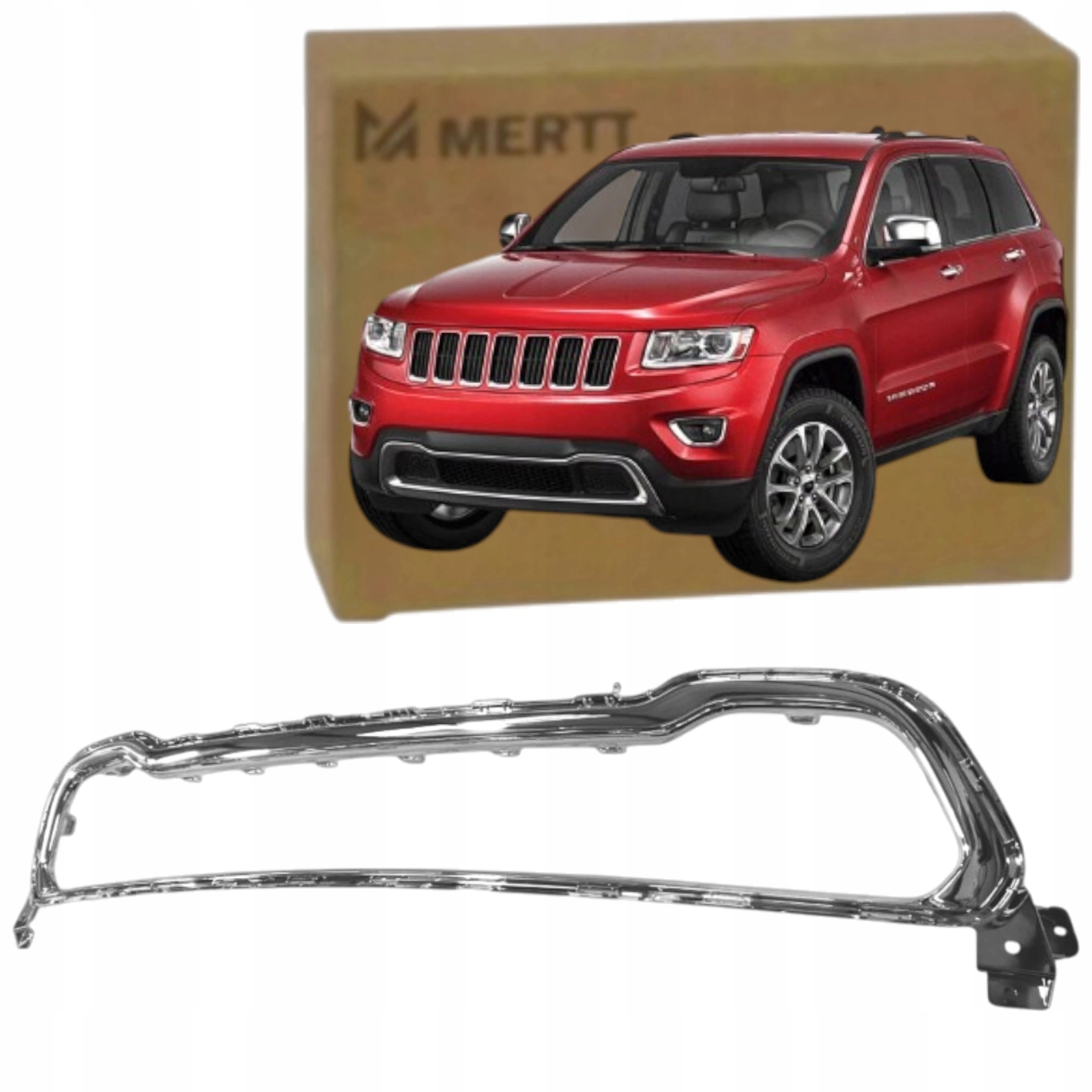 Před Liftingem Rámeček Grilu Chrom Jeep Cherokee V Kl 2014-2018 68203230AB