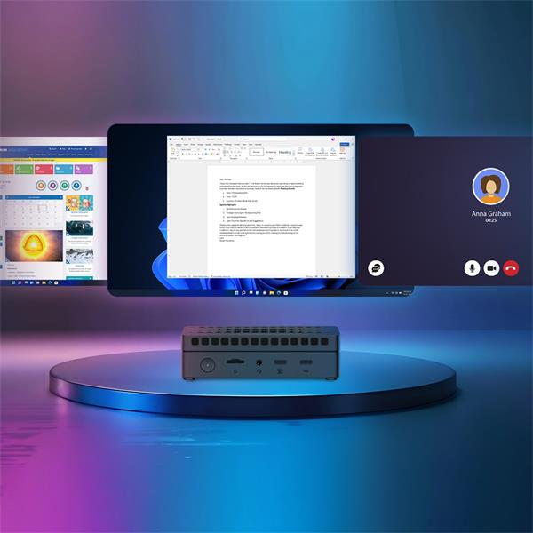 Prestigio solutions Mini Pc,alder Lake N100, 3,4GHz, 8GB Ram, 256GB Sdd…