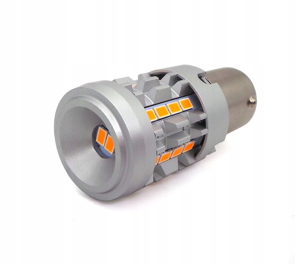 

żarówka PY21W Led BAU15S 12-24V 100% Can pomarańcz