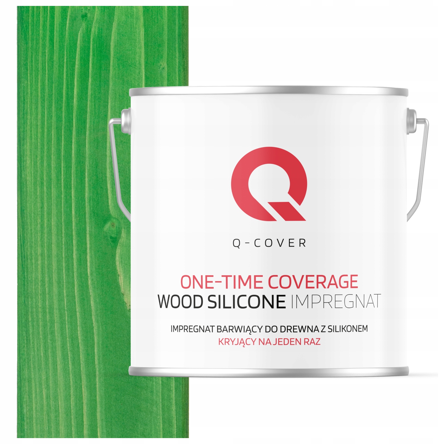 Impregnácia Na Drevo Kryjúca Na Jedenkrát Extra Farba Uv Zelená Mätová 5 L