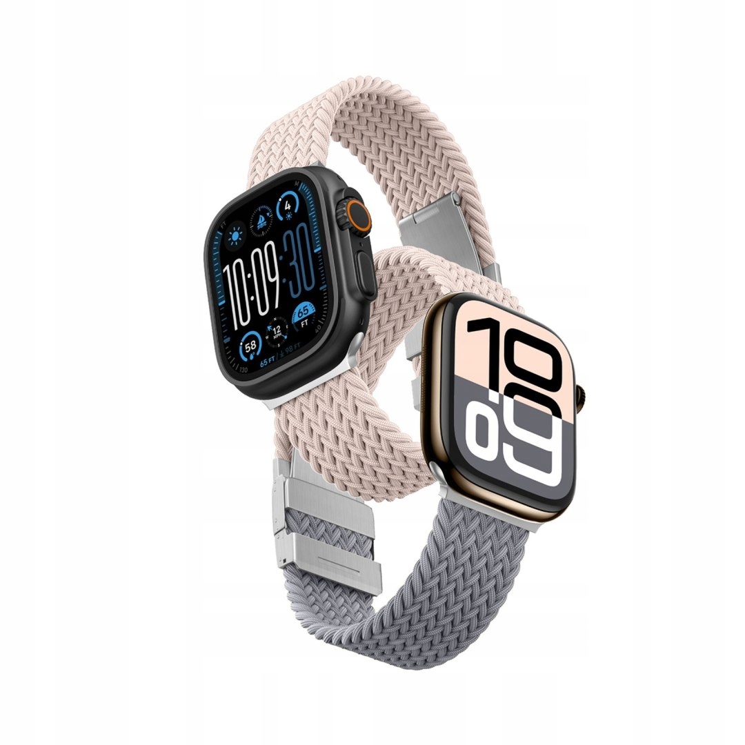 Zestaw 2 pasków do Apple Watch 42mm Blend Band różowo-szary różowy