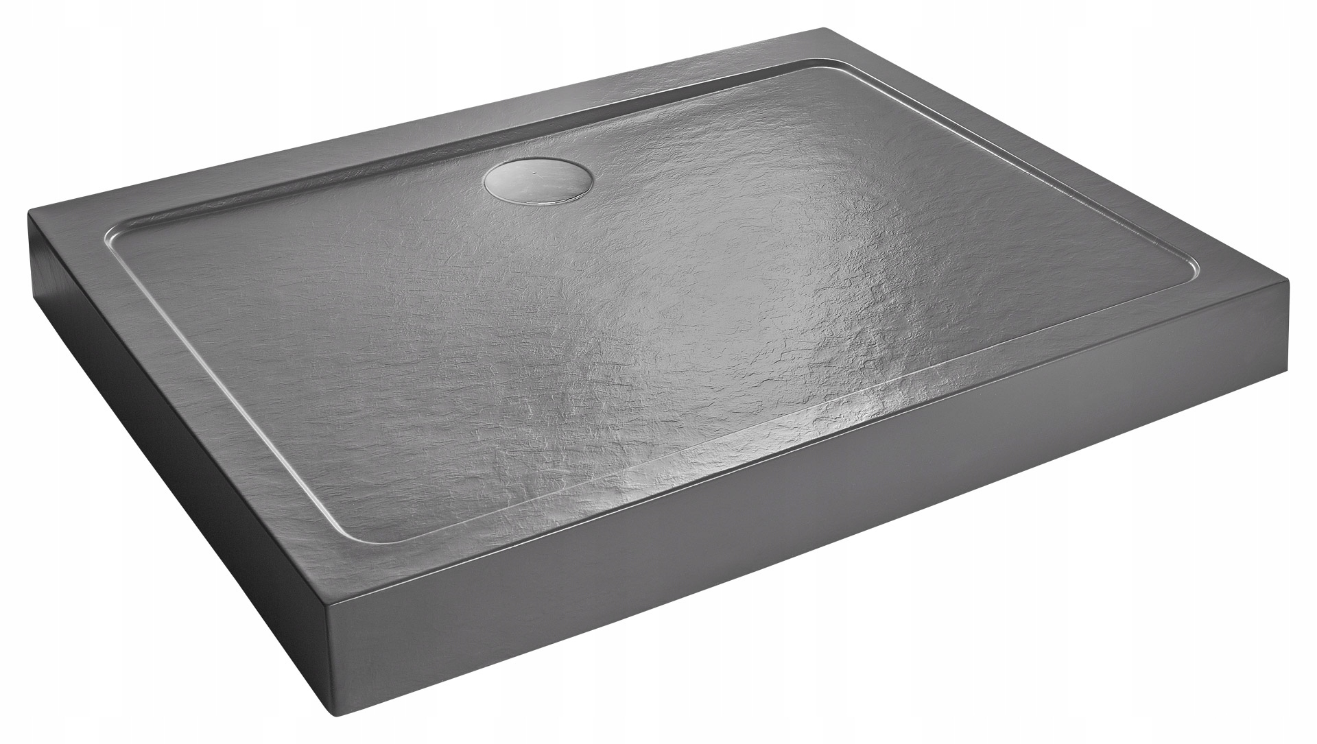 Brodzik prostokątny Doros D Compact Stone Antracytowy 90x80 Radaway