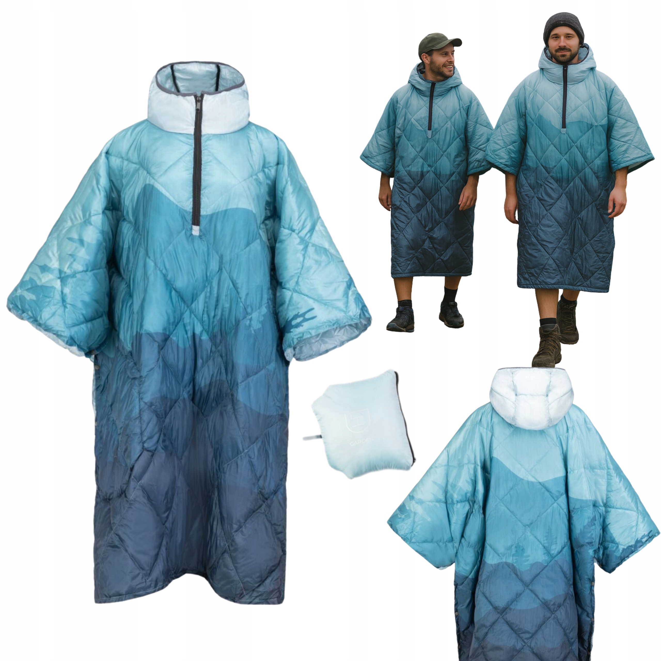 Pončo Pláštěnka Pončo Proti Dešti Unisex Barva Pánské Dámské