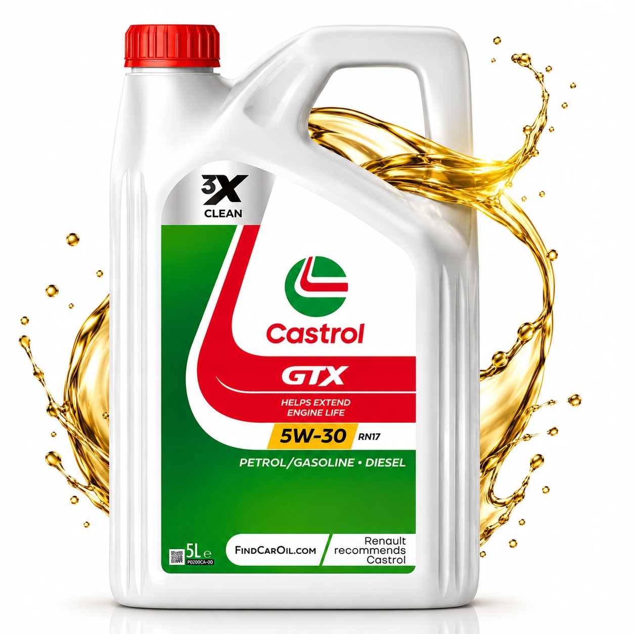 Olej Silnikowy Castrol Gtx 5W30 C3 RN17 5L Vw 505.01 Mb 229.52