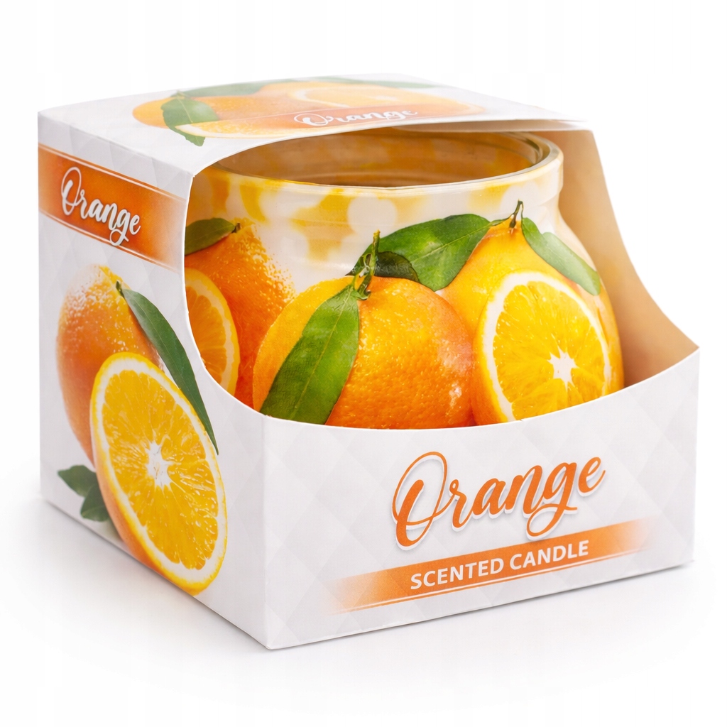 Świeca zapachowa parafinowa Miral 80 g ORANGE Pomarańcza