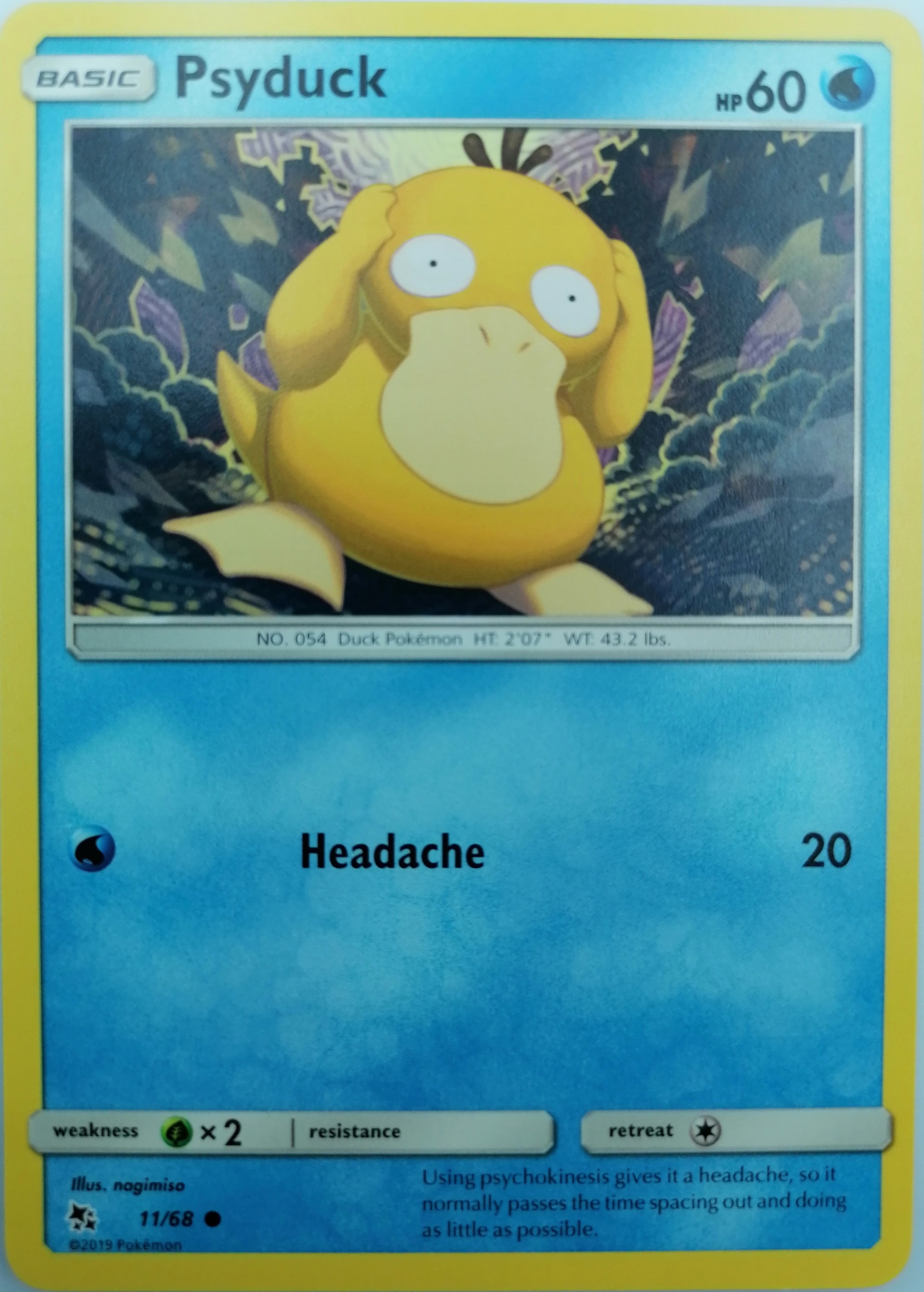 HIF | Psyduck 11/68 | WATER | Oryginalna karta Pokemon TCG