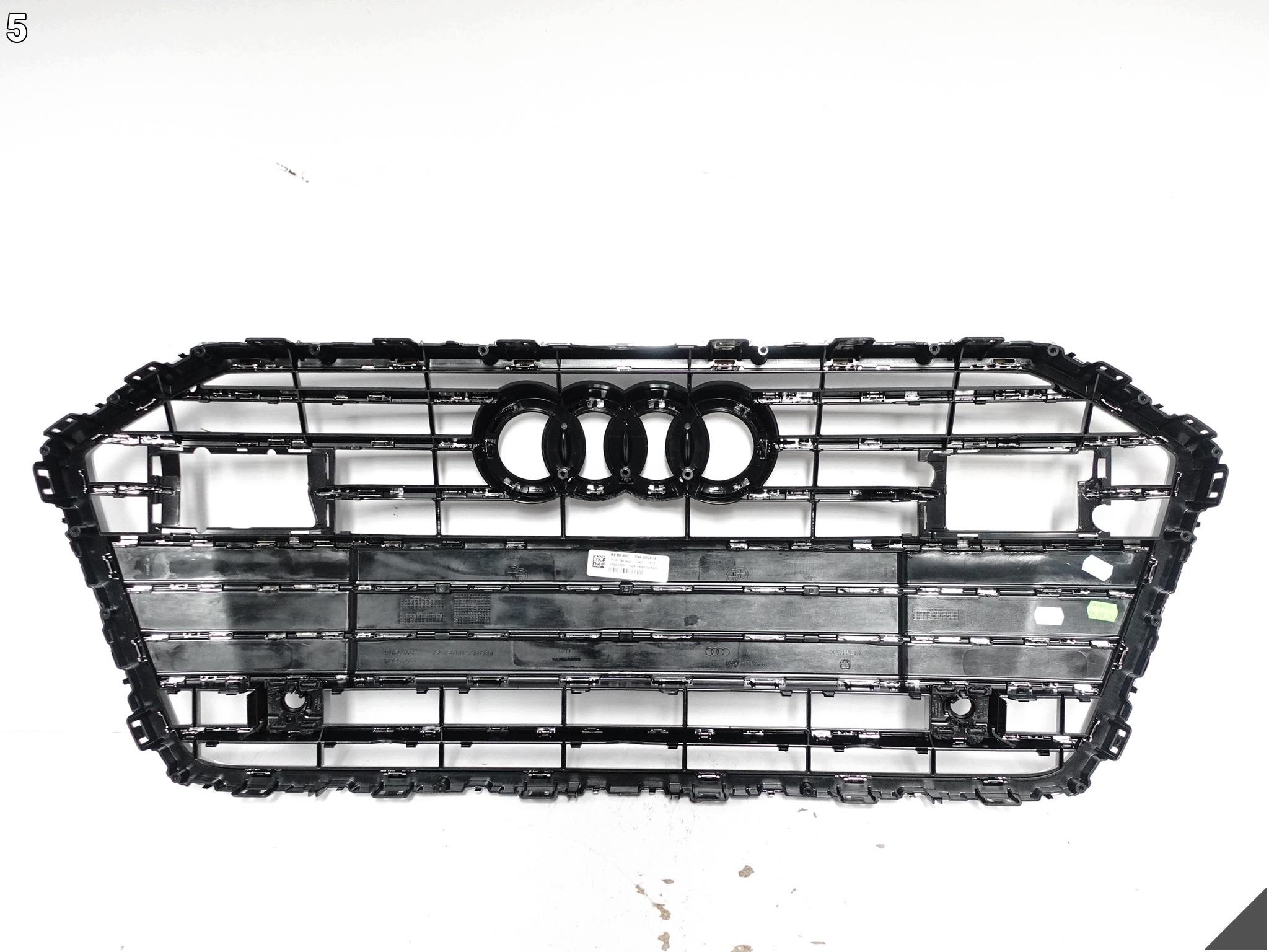 AUDI A6 S-LINE C8 4K0 18-23 grill grille grid intake W bumper front CHROM