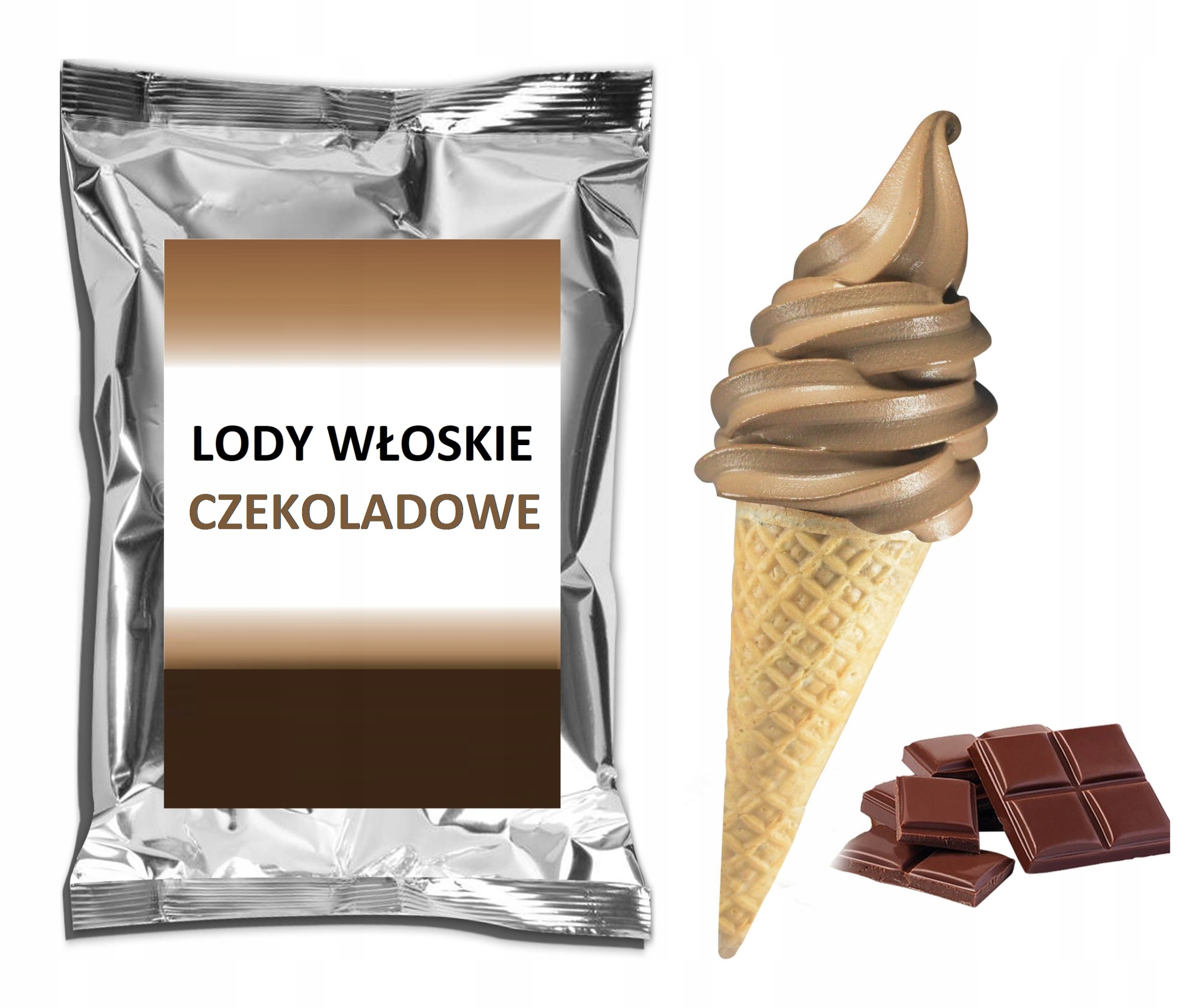 Mieszanka MIX Lody Włoskie Czekoladowe Proszek 2KG