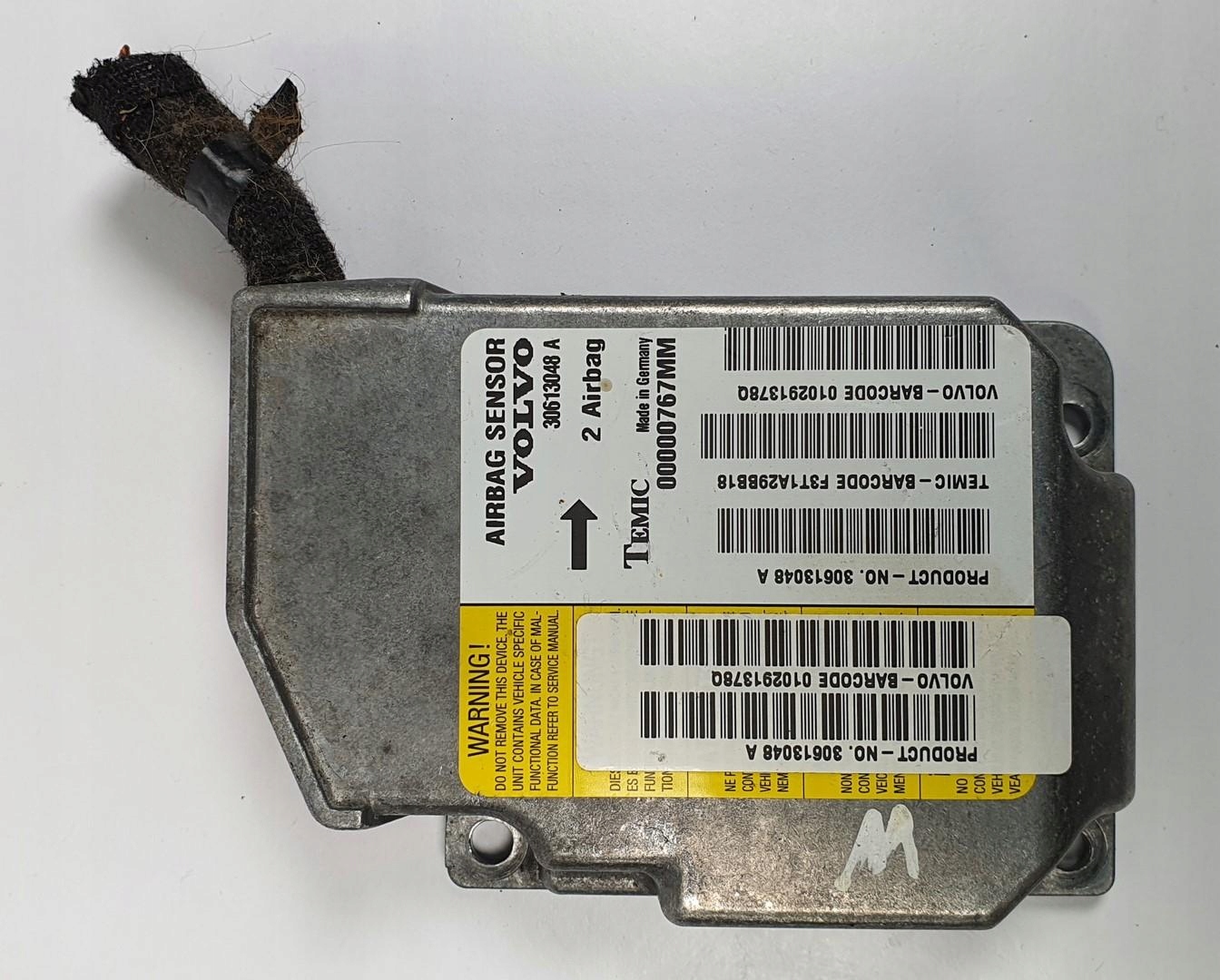 SENSOR AIR BAG AIRBAG VOLVO V40 30613048