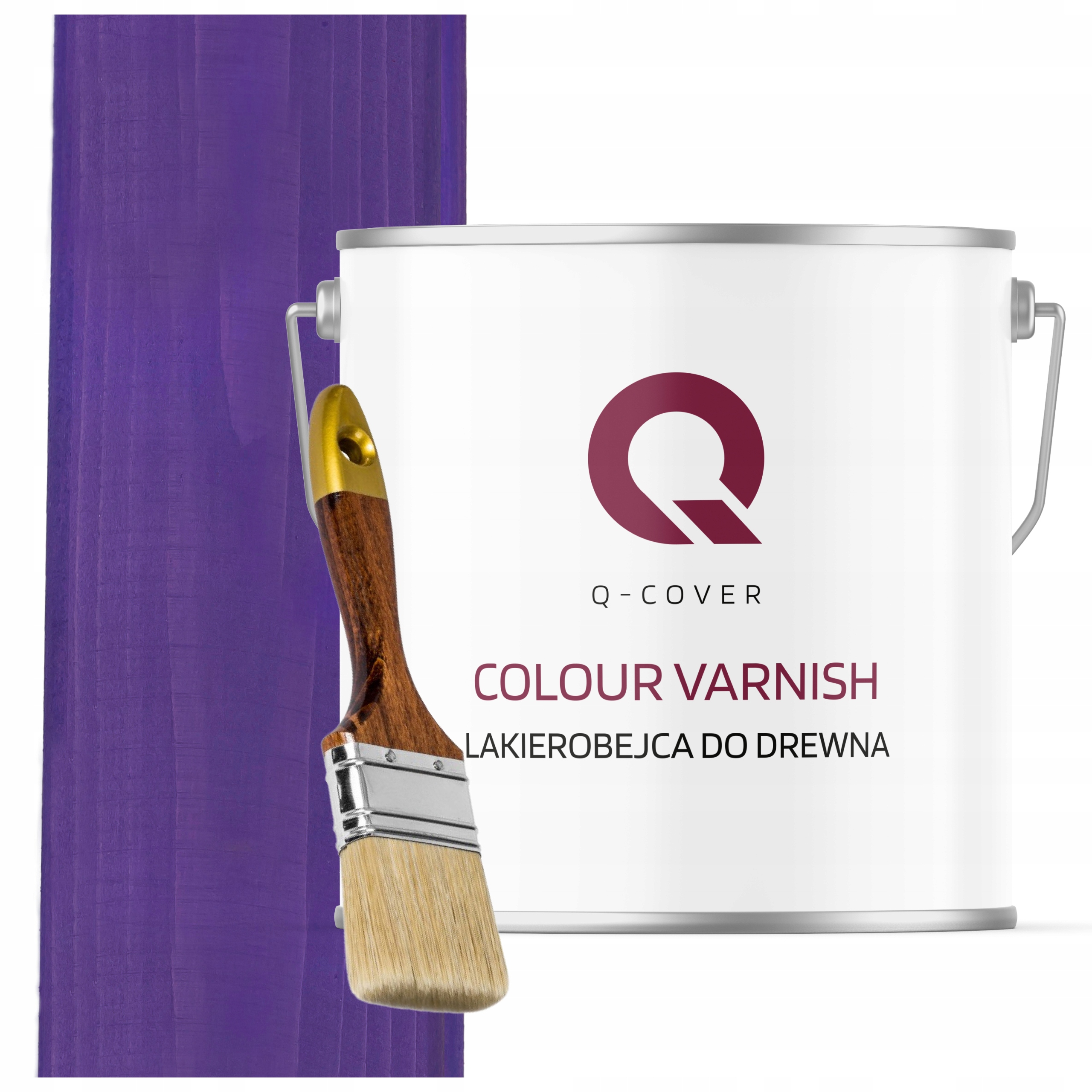 Lakovač Na Drevené Prvky Výkonný 3V1 Fialový Polomat 5L+ZDARMA