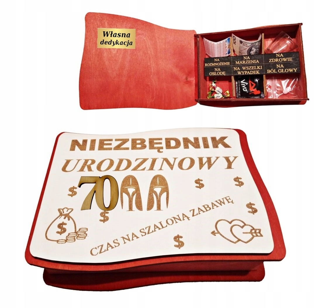 

Niezbędnik zestaw na 18 40 50 60 urodziny