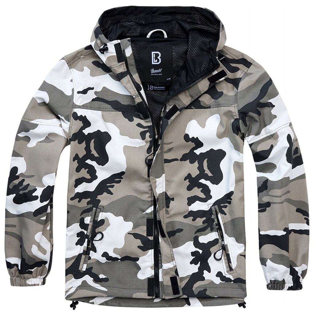 Pánská větrovka s kapucí Brandit Summer Windbreaker Urban 4XL