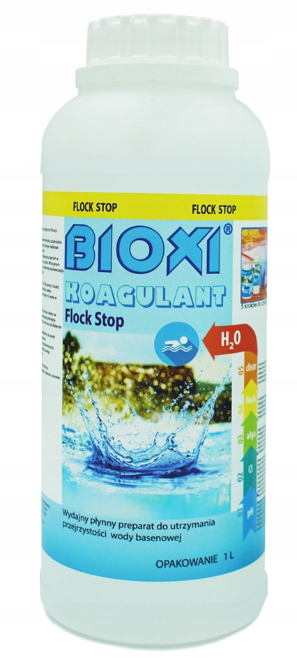 

Bioxi Flock 1l Koagulant Chemia Basenu Mętna Woda