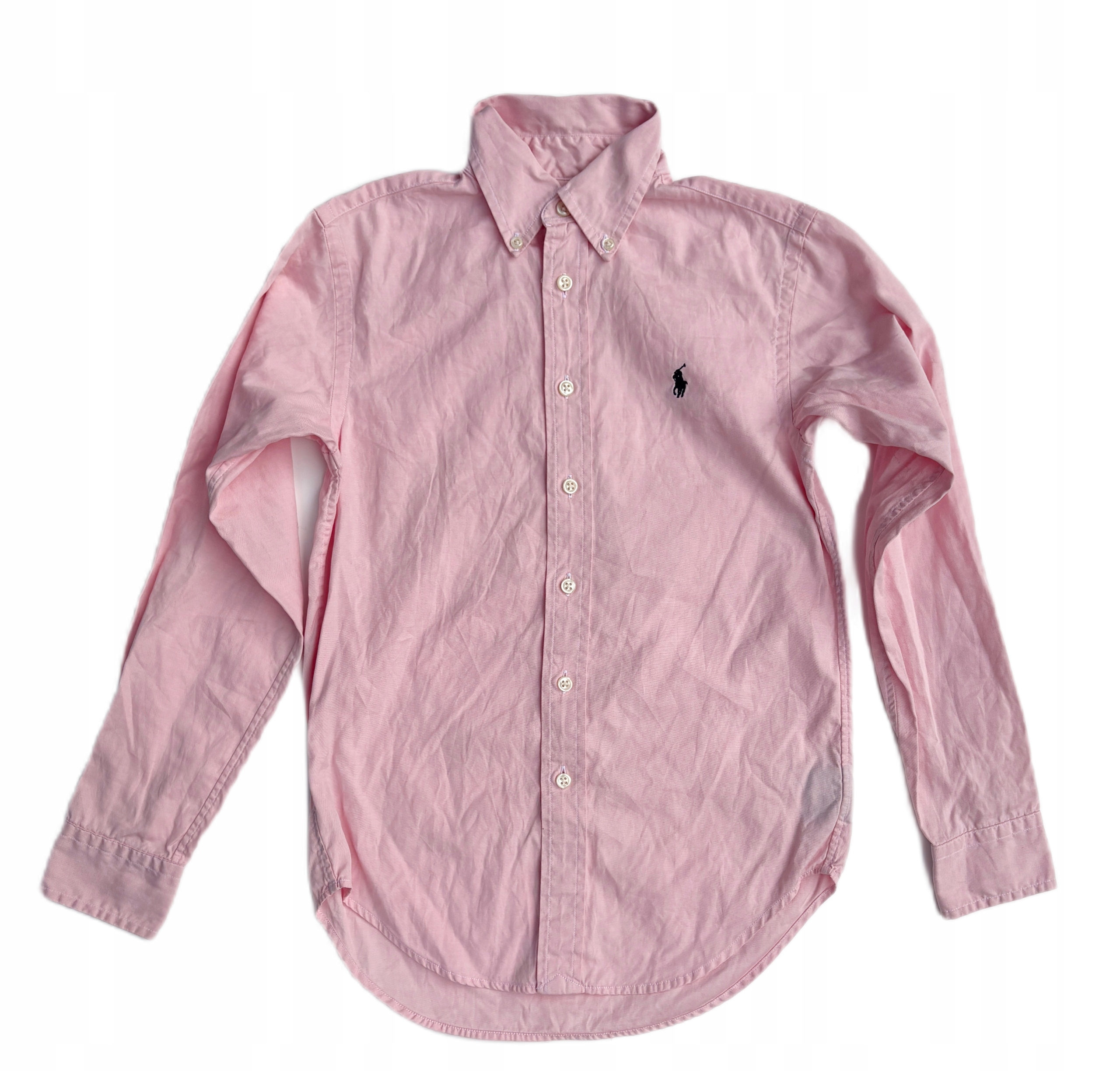 0507 Koszula Pudrowy Róż Ralph Lauren 140 cm 10 lat Elegancka