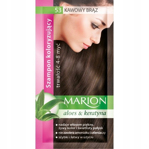 

Marion Szampon koloryzujący 4-8 myć nr 53 kawowy b