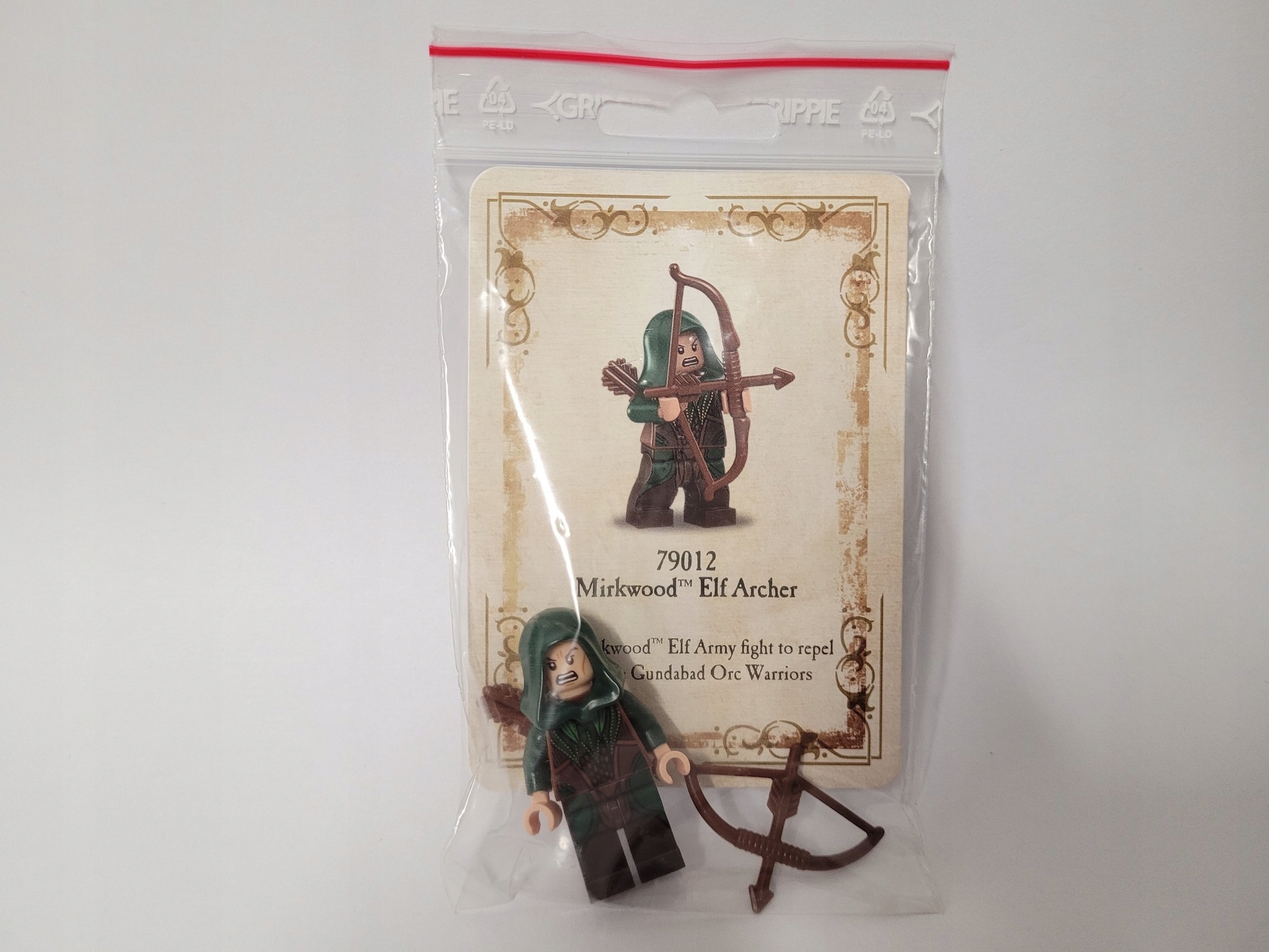 Unikat Lego Mirkwood Elf Władca Pierścieni Hobbit minifigurka