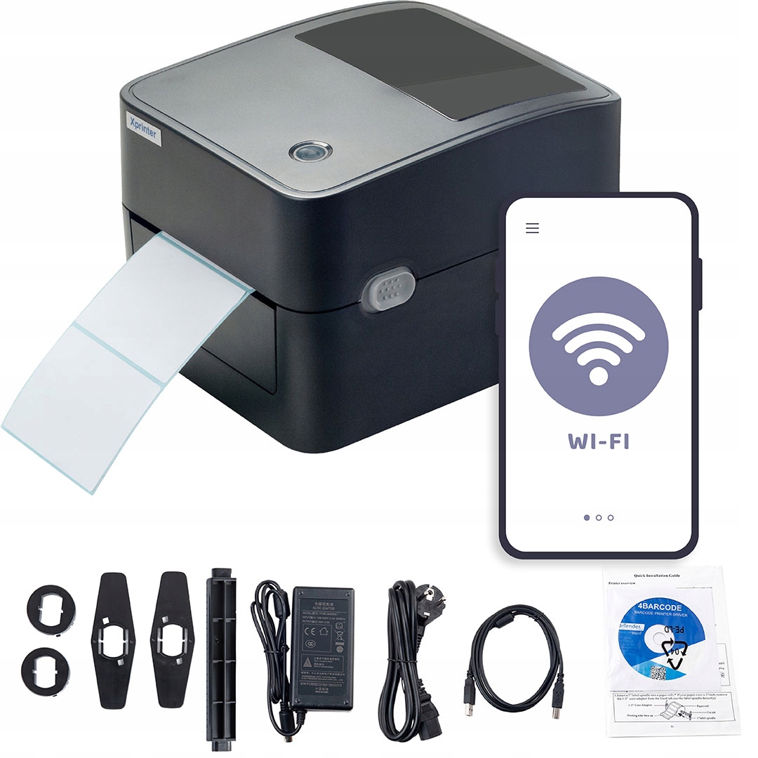 Xprinter Drukarka do etykiet termicznych kurierskich Usb Wifi Lan