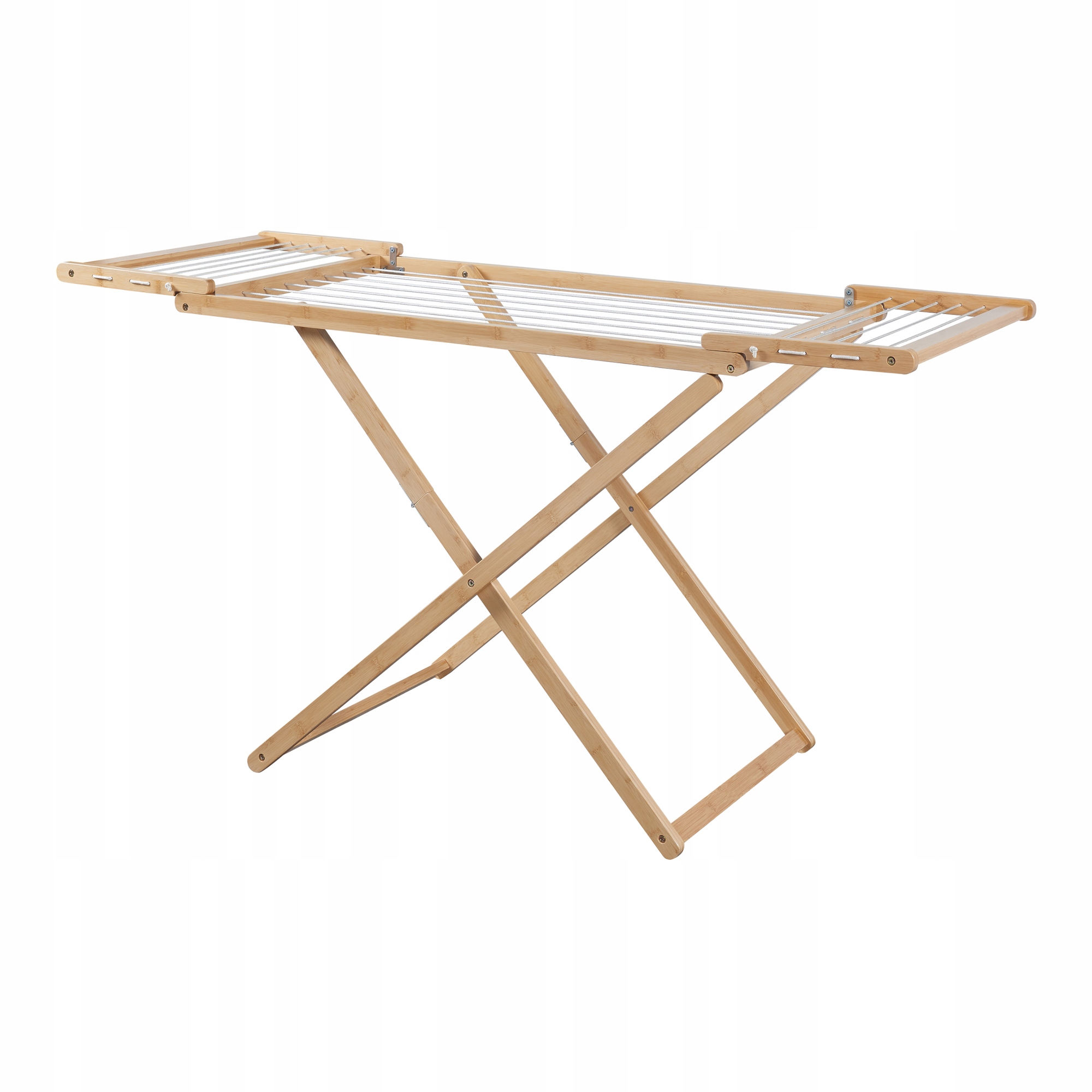 Skládací Sušák na prádlo z bambusu 154x59x82 cm Fakala